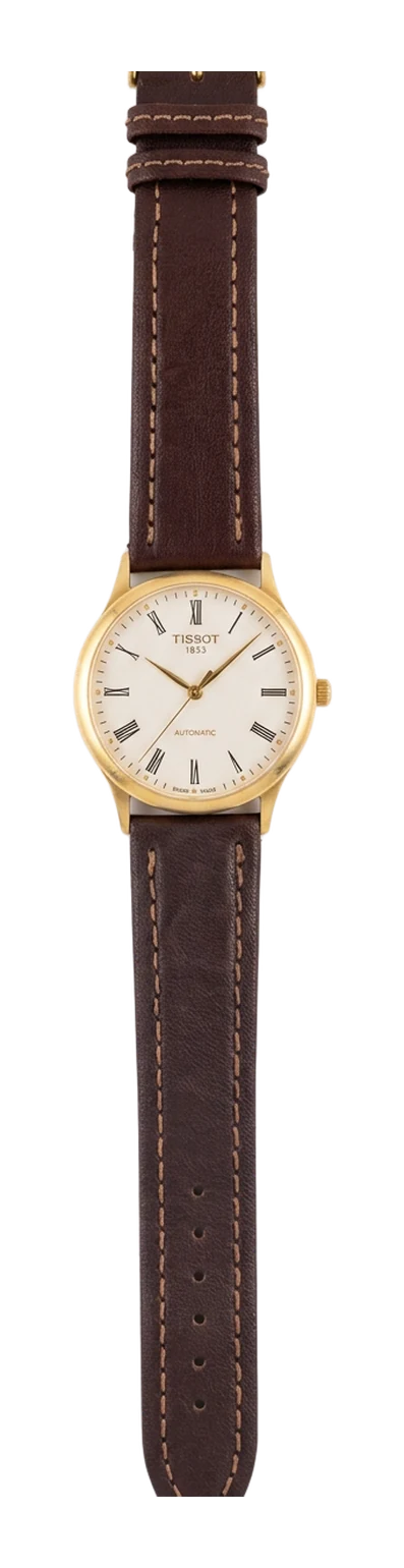 Tissot Excellence con su correa de piel original