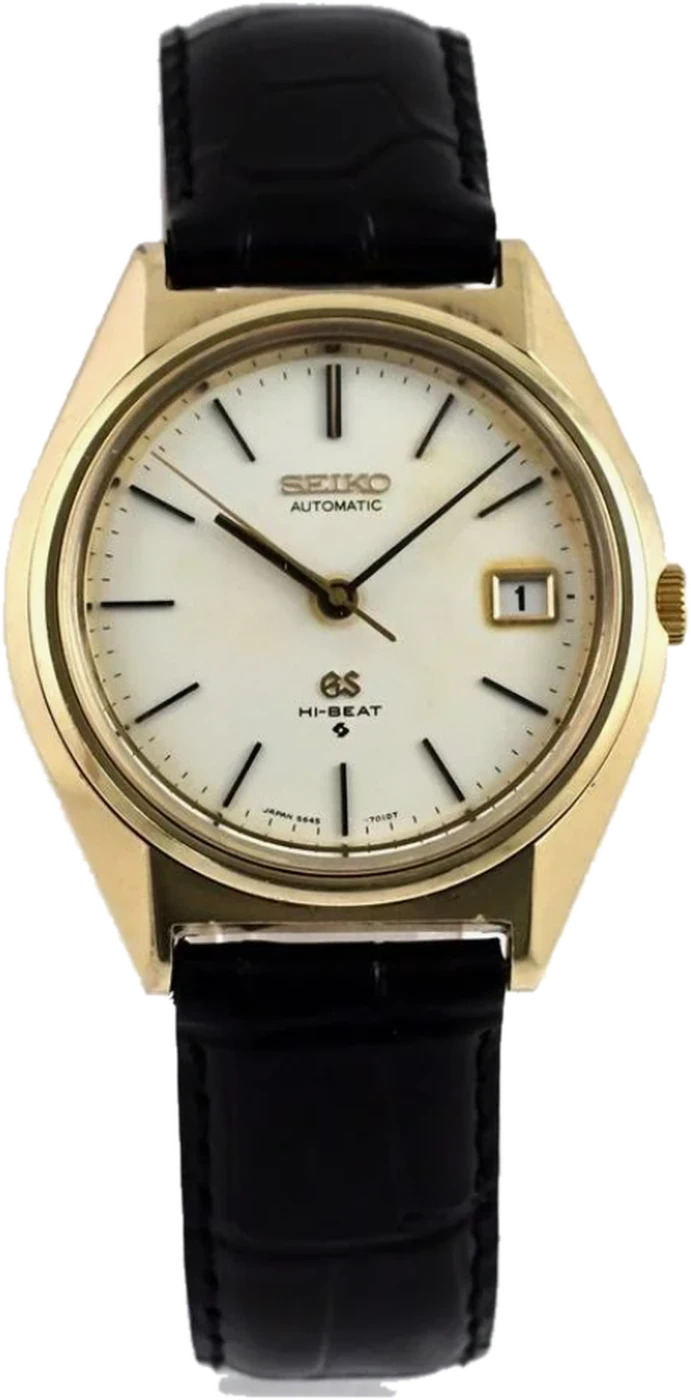 Grand Seiko Hi-Beat con su correa de piel original