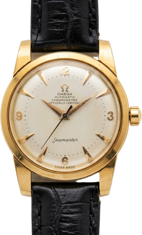 Omega con su correa de piel original